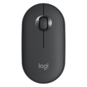 罗技（Logitech）Pebble鹅卵石 鼠标 无线蓝牙鼠标 办公鼠标 轻音鼠标 女性鼠标 便携鼠标 对称鼠标 石墨黑