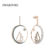 SWAROVSKI 施华洛世奇 CATTITUDE 月夜猫星人耳饰 5566724