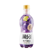 元气森林满分微气泡果汁380ML*6瓶组合口味葡萄青苹果西柚味