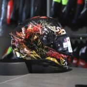 日本摩托车头盔三大品牌!OGK KABUTO AEROBLADE 5空气刀5代 摩托车头盔 全盔 S码 红龙 584375