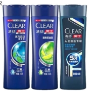 京喜APP、概率券:清扬 男士洗发水 清爽控油活力运动装 100g*3瓶 随机发