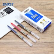 BAOKE 宝克 PC5028 全针管中性笔 0.5mm 蓝色 12支