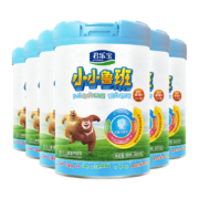 君乐宝（JUNLEBAO）小小鲁班儿童配方奶粉4段（3周岁以上适用）800g *6听 含PS+DHA+叶黄素