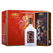金沙回沙酒 钻石五星  酱香型白酒 53度 500ml*6瓶 整箱装