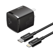 倍思 苹果充电器iphone14快充套装PD20W充电头适用于苹果14Plus/13ProMax/12/11/XS手机Type-C数据线iPad 黑