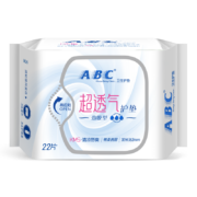 ABC KMS劲吸棉柔卫生护垫163mm*22片*2