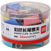 京东特价APP: 得力 长尾夹 32mm 24只