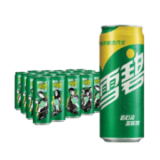 可口可乐（Coca-Cola） 雪碧Sprite柠檬味 汽水碳酸饮料 罐摩登罐整箱装 330ml*24罐