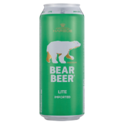 豪铂熊（BearBeer）清爽啤酒500ml*24听 整箱装 德国原装进口148元