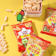 日本进口，Calbee 卡乐比 少盐高钙儿童虾条 32g（4小包）*3包