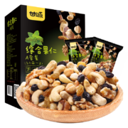 甘源坚果炒货礼盒综合果仁A休闲零食每日坚果核桃腰果葡萄干400g/盒