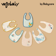 天猫U先：woobaby  婴儿口水巾  2条