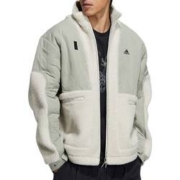 限尺码：adidas 阿迪达斯 男款羊羔绒运动夹克 H40244
