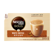 雀巢（Nestle）咖啡 金牌馆藏  臻享白咖啡 速溶奶咖 冲调饮品 盒装23gX20条