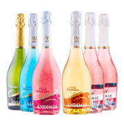 爱之湾起泡酒气泡甜酒女士葡萄酒果酒750ml*6支整箱组合 西班牙【年货】