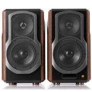 漫步者（EDIFIER） S2000MKIII 无线蓝牙音箱HIFI书架式立体声有源音响客厅家庭影院 褐色