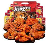 88VIP：三只松鼠 鸭脖麻辣零食大礼包 500g