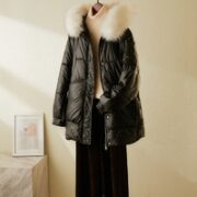 苏醒的乐园 SXMF2l010 女士时尚中长款棉服