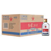 红星 红星二锅头 小二 清香型 白酒 56度 100ml*24瓶 整箱装
