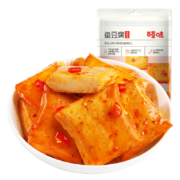 百草味 鱼豆腐185g 豆干小零食麻辣儿时卤味豆腐干辣条小包装 MJ 香辣味