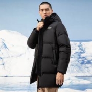 20点开始、限尺码：ANTA 安踏 男款中长款保暖羽绒服 952148910
