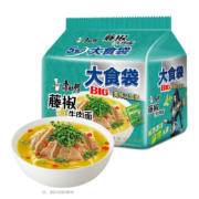 京东特价：康师傅  方便面 大食袋 一倍半 藤椒牛肉  145g*5袋