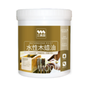 三青 水性木蜡油户外耐候防水防腐木油水性环保木器清漆实木油漆涂料户外木质围栏亭子翻新改色 透明清漆1kg