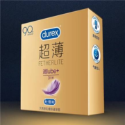 天猫U先：杜蕾斯  润滑超薄3只+持久1只 共4只