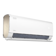 美的(Midea) 新一级 纤白 1.5匹 智能家电 变频冷暖 壁挂式空调挂机 舒适无风感  KFR-35GW/N8MWA1
