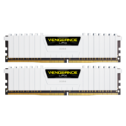 美商海盗船（USCORSAIR）16GB(8G×2)套装 DDR4 4000 台式机内存条 复仇者LPX系列 白色 游戏型
