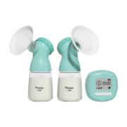小雅象双边电动吸奶器变频挤奶器全自动母乳收集拔奶器吸乳器（奕舒PP 帕尼绿）