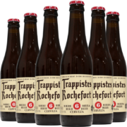 罗斯福（Rochefort） 6号啤酒 修道士精酿 啤酒 330ml*6瓶 整箱装 比利时原瓶进口
