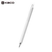 概率券：KACO  菁点  低重心按动中性笔  0.5mm白杆黑芯  单支装 K1028