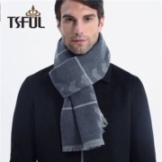 tsful 百搭保暖男士围巾 多款可选