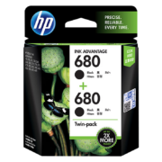 惠普（HP）680原装墨盒 适用hp 2138/2677/3636/3638/3838/3776/3777/3778/4678/5078/5088打印机 双黑墨盒