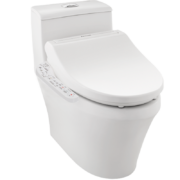 松下（Panasonic）智能坐便器即热式宽幅款智能马桶盖5230+A型马桶300坑距套餐机