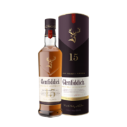 格兰菲迪（Glenfiddich）核心系列15年苏格兰斯佩赛区单一麦芽威士忌洋酒700ml