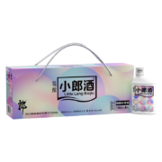 PLUS会员：LANGJIU 郎酒 精酿小郎酒 圆虹版 45度 兼香型白酒 100ml*6瓶