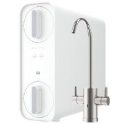 小米米家净水器家用净水机H400G厨下式 双芯六级过滤 无罐直饮水 RO反渗透 双出水龙头 智能互联
