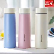 双层锁温工艺！富光 304不锈钢双层真空保温杯 380ml