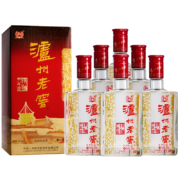 泸州老窖 六年窖头曲 浓香型白酒 52度 500ml 6瓶 整箱装(不含礼品袋)