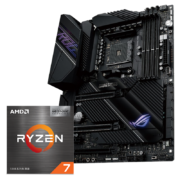 玩家国度【CPU主板套装】ROG CROSSHAIR VIII DARK HERO主板+AMD 锐龙7 (r7)5800X 3D CPU 主板+CPU套装