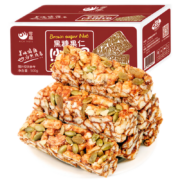 零趣坚果黑糖沙琪玛 办公室休闲点心传统糕点每日小吃小零食品夜宵 坚果黑糖沙琪玛 500克