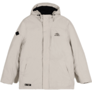 茵宝（Umbro）秋冬新款男子时尚短款连帽运动服 UI213AP2005-130雨灰 3XL