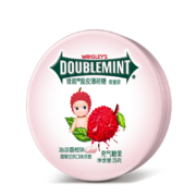 绿箭（DOUBLEMINT）脆皮薄荷糖 零食糖果 果脆沁凉荔枝味25g/盒