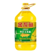 金龙鱼纯正玉米油4L/桶 非转基因 物理压榨 家用桶装食用油色拉油