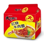 京东特价APP：今麦郎 大今野红烧牛肉面 93g*5包