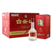白云边 白酒 三年陈酿 浓酱兼香型 42度 500ml*6瓶 整箱装【年货送礼】