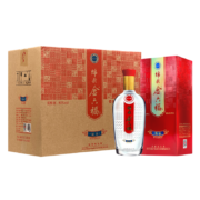 金六福 绵柔精品 浓香型白酒 50度 500ml*6 整箱装 年货送礼