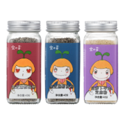 【3瓶组】窝小芽调味粉 营养猪肝粉 海苔芝麻粉牡蛎粉核桃粉儿童主食面条添加调味料粉享电子食谱 海苔黑芝麻粉+白芝麻猪肝粉+黑芝麻虾皮 各一罐
